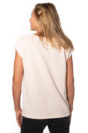 T shirt femme manche courte coupe droite uni coton bio GOTS eco responsable col rond évasé rose poudre, rose pâle, blanc rosé, écru, rose clair