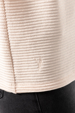 T shirt femme manche courte coupe droite uni coton bio GOTS eco responsable col rond évasé rose poudre, rose pâle, blanc rosé, écru, rose clair