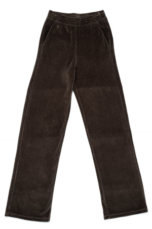 Pantalon en velours JULIETTE café