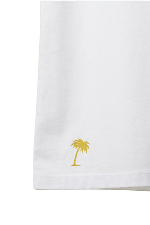 Tee shirt femme sans manche débardeur manche courte rock en coton jersey bio GOTS coupe droite, coupe ajustée, col V blanc beige, blanc cassé, beige, écru, blanc pâle