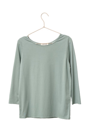 Tee shirt en coton bio DANCING SUNY vert sauge