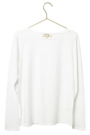 Tee shirt en coton bio JUNE blanc blanc
