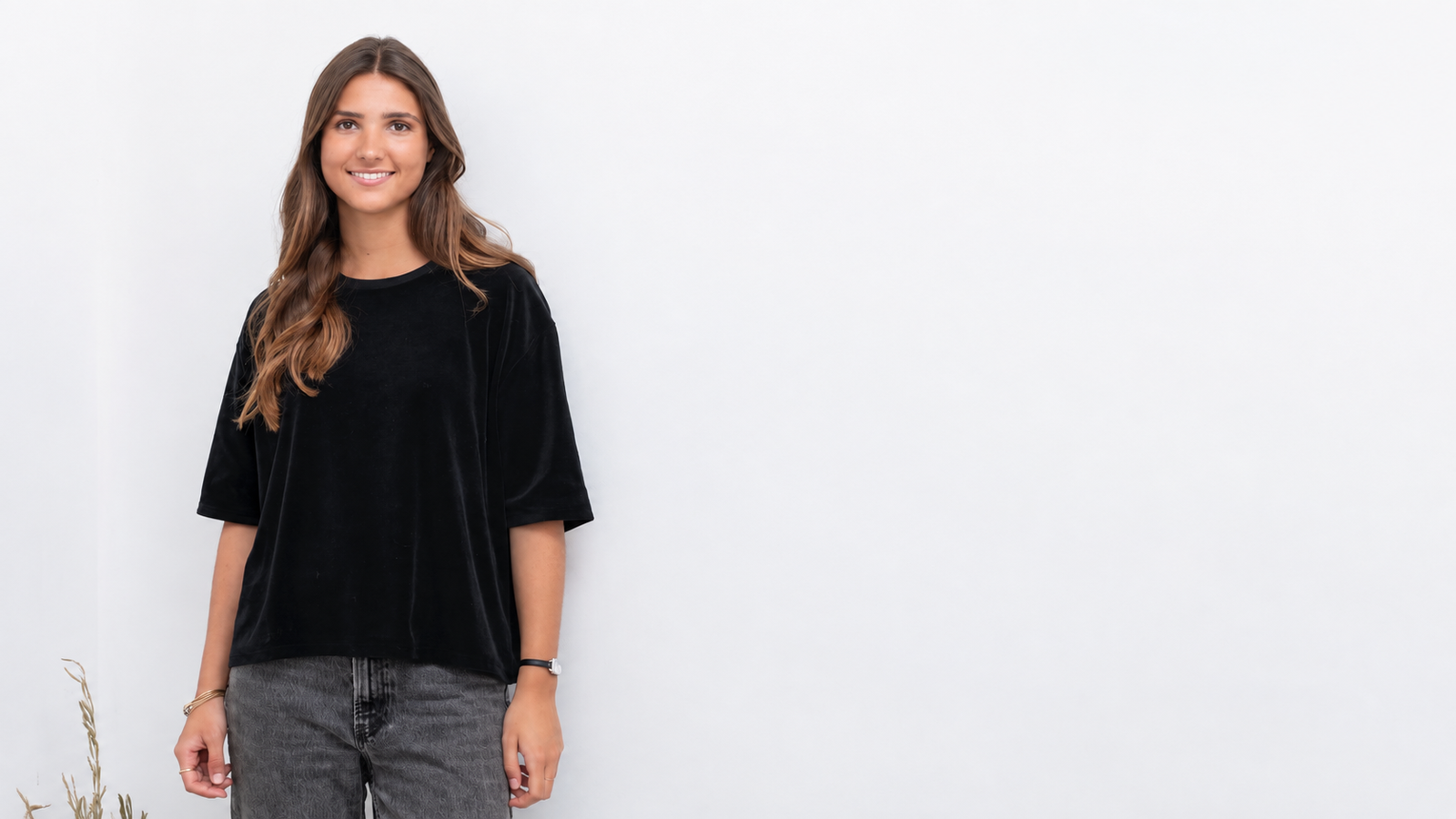 Tee shirt noir femme coton bio