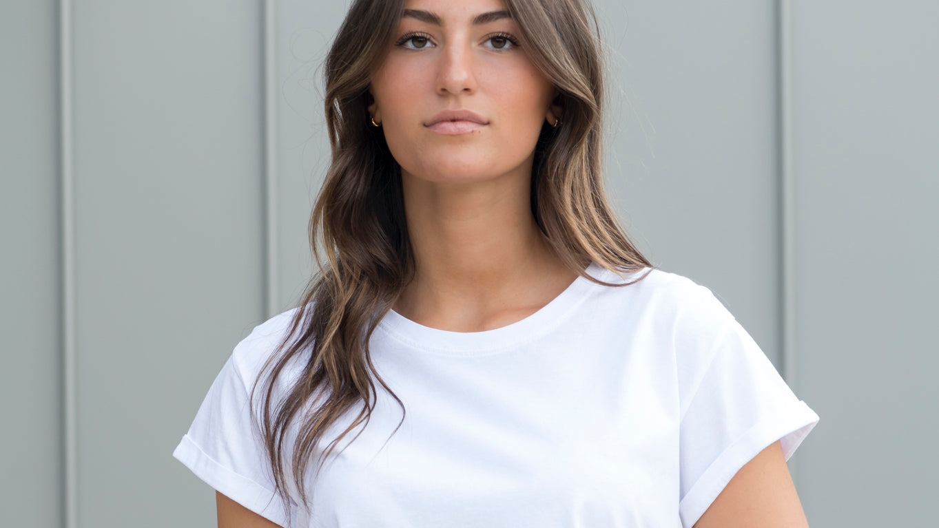 Tee shirt col rond en coton bio 