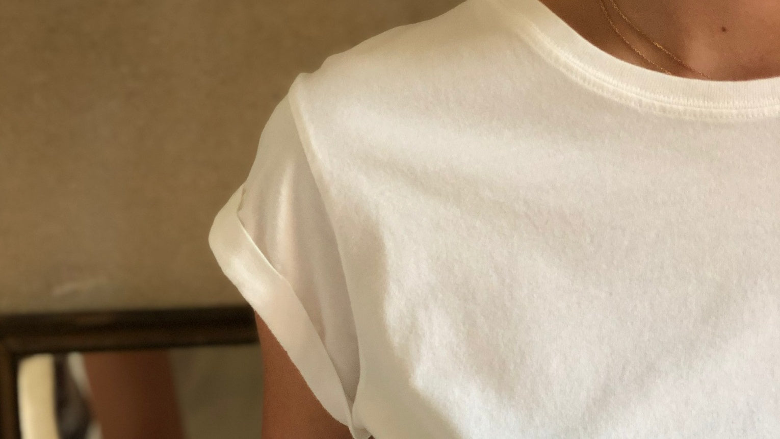 Tee shirt blanc femme en coton bio suny