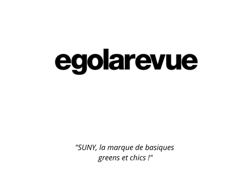 EGO LA REVUE PARLE DE SUNY