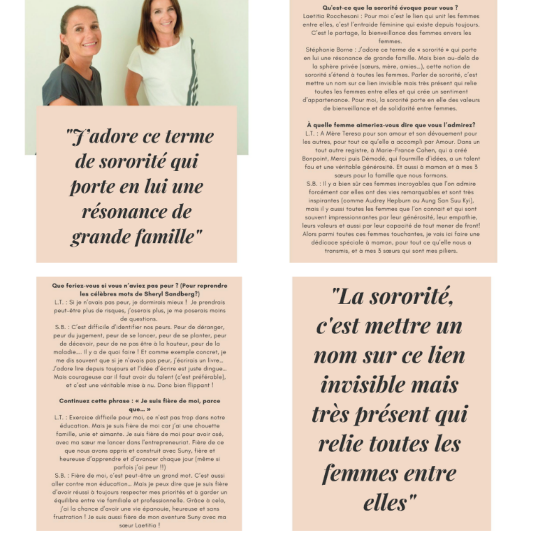 suny interview par soror la revue 