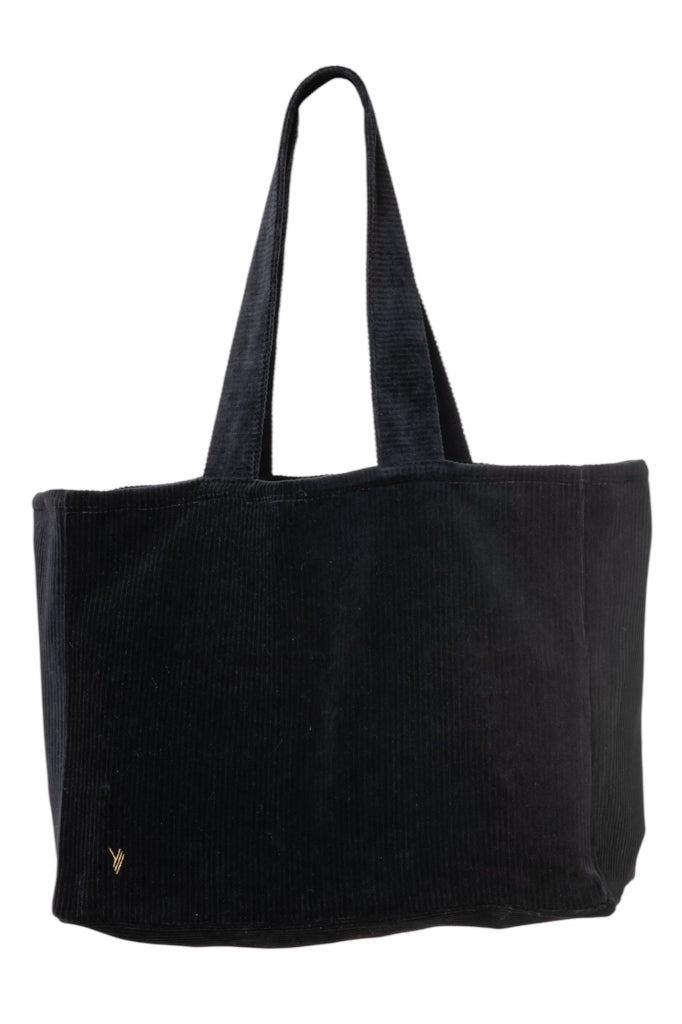 sac de sport, ordi, week end en velours côtelé bio noir