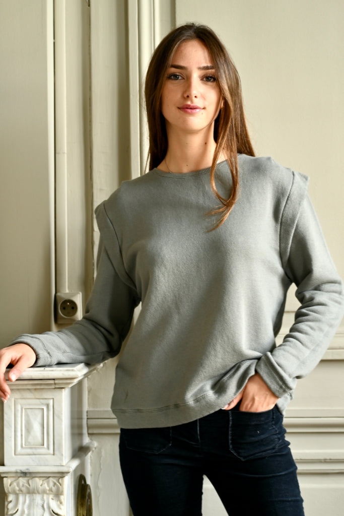 Pull en maille épaisse - Gris - Grandes tailles - Femme - 25.00 Pull en maille épaisse - Gris - Grandes tailles - Femme - 25.00