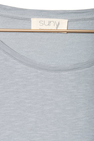 Tee shirt en coton bio EXTRA SUNY DOUX gris chaton