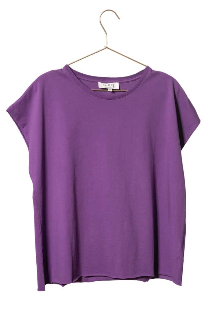 T shirt mauve femme on sale