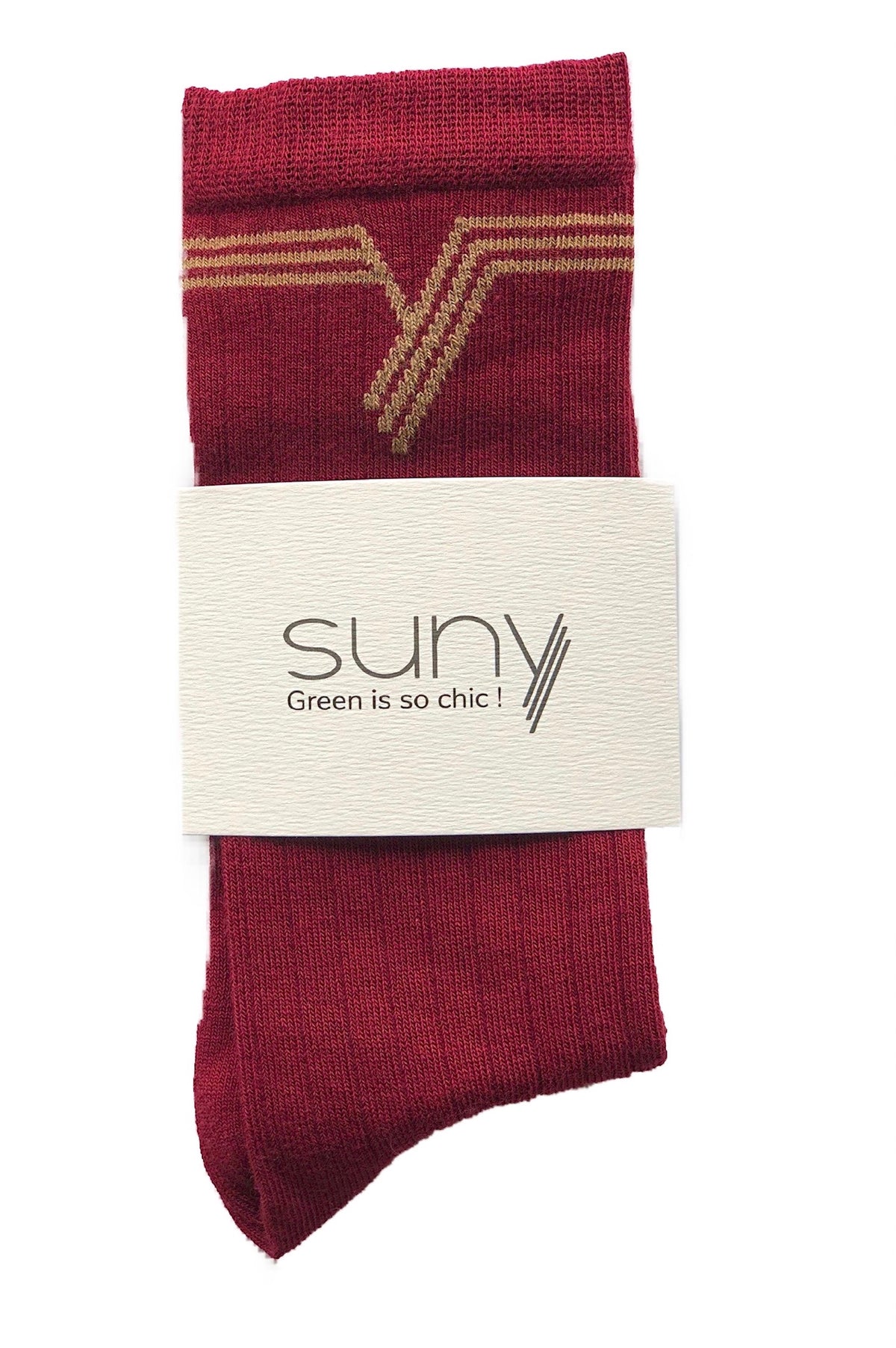 chaussette bordeaux