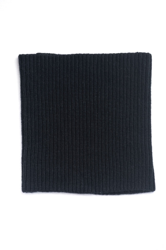 Col HOLY en laine noir noir Suny, doux, chaud et élégant