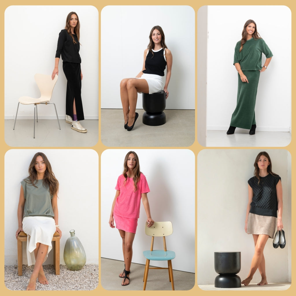 Jupon GILDA Suny en coton biologique – jupe longue et mini, fabrication responsable