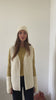 Gilet sans manche en laine upcyclée écru caresse - modèle HEIDI Suny