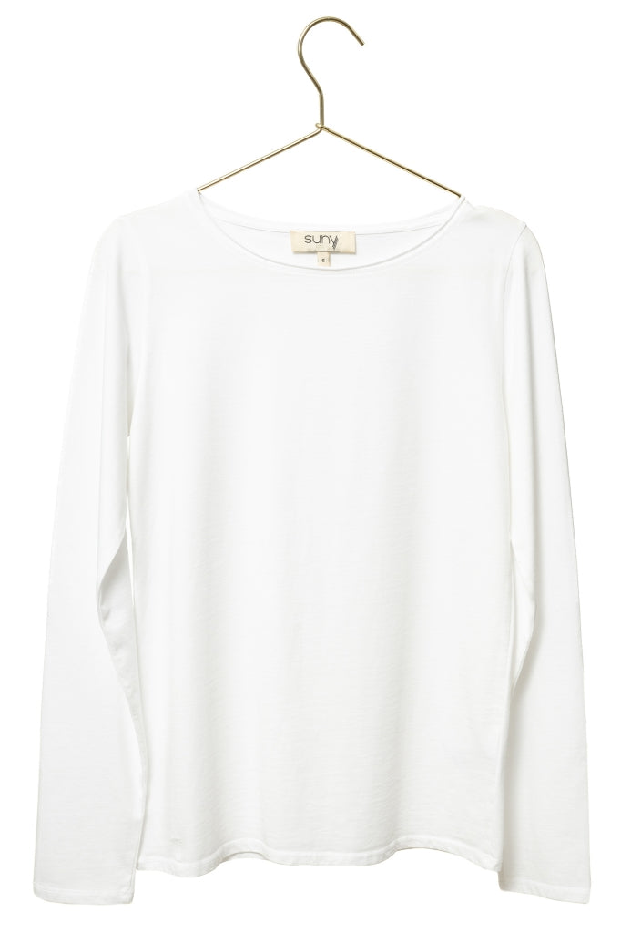 Tee shirt en coton bio JUNE blanc blanc