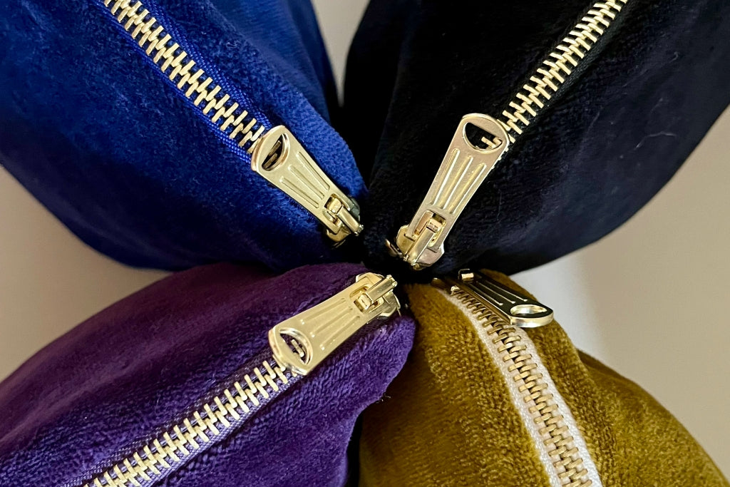 trousse de toilette en velours lisse et bio 